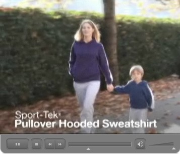 Sleeve stripe sweatshirt